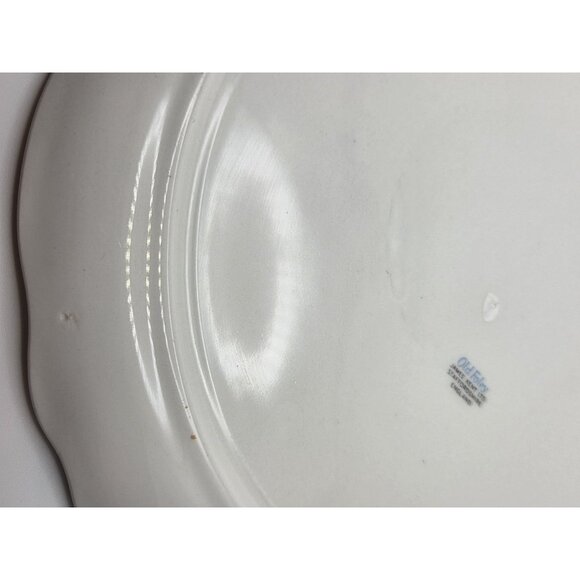 Vintage Old Foley Plate 10.75" Harmony Rose Platter James Kent Dish Roses & Gold - Picture 8 of 8